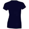Gildan Women's Navy SoftStyle Fitted Ringspun T-Shirt