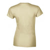 Gildan Women's Sand SoftStyle Fitted Ringspun T-Shirt