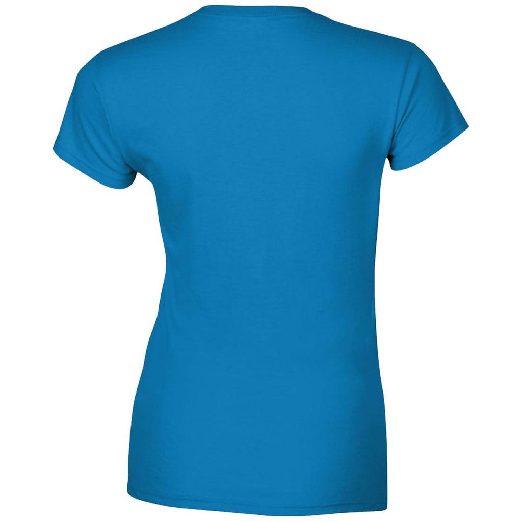 Gildan Women's Sapphire SoftStyle Fitted Ringspun T-Shirt