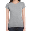 Gildan Women's Sport Grey SoftStyle Fitted Ringspun T-Shirt