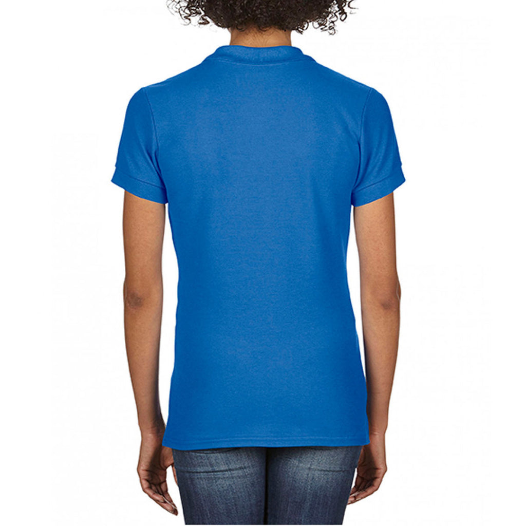 Gildan Women's Royal SoftStyle Double Pique Polo Shirt