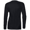 Gildan Women's Black SoftStyle Long Sleeve T-Shirt