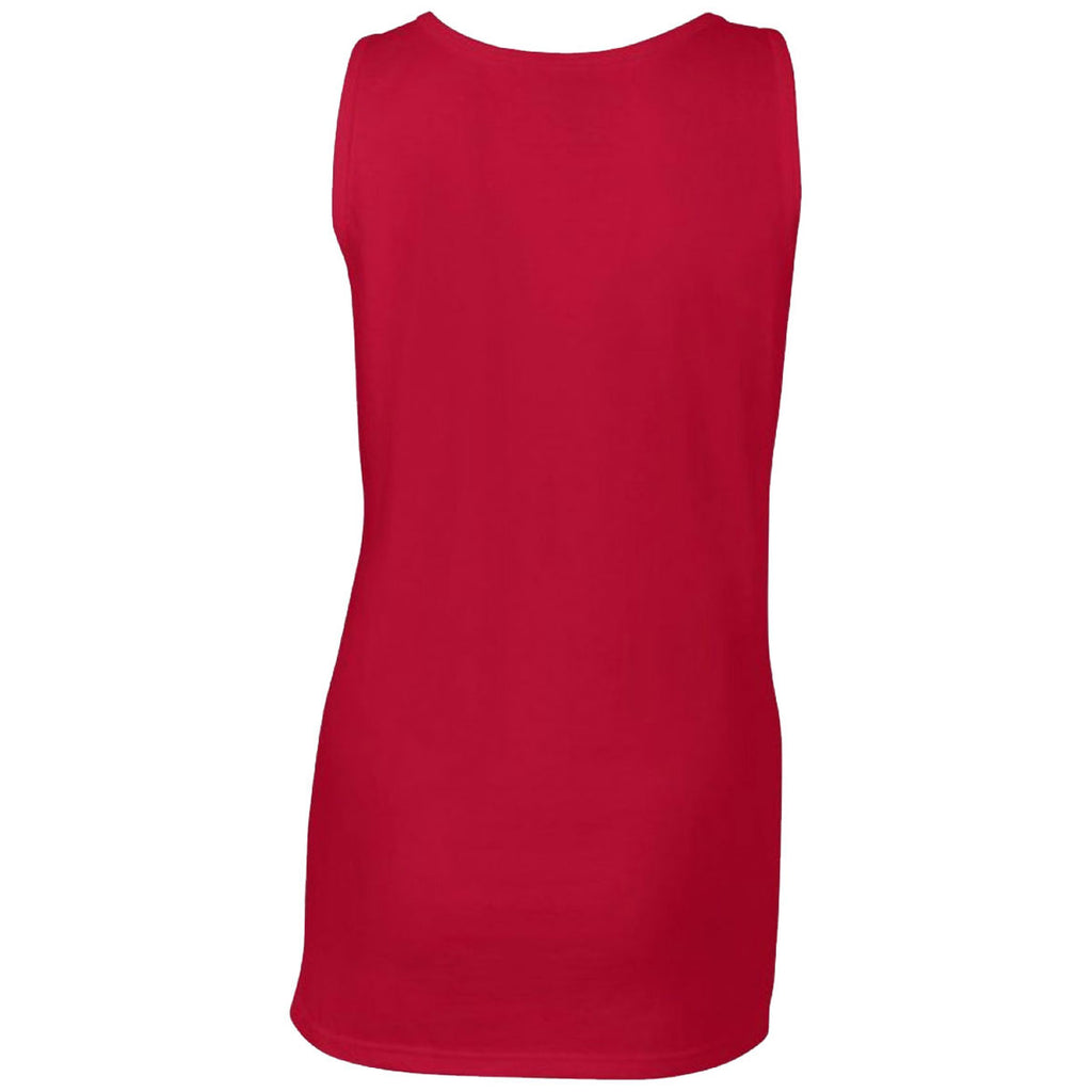 Gildan Women's Cherry Red SoftStyle Tank Top