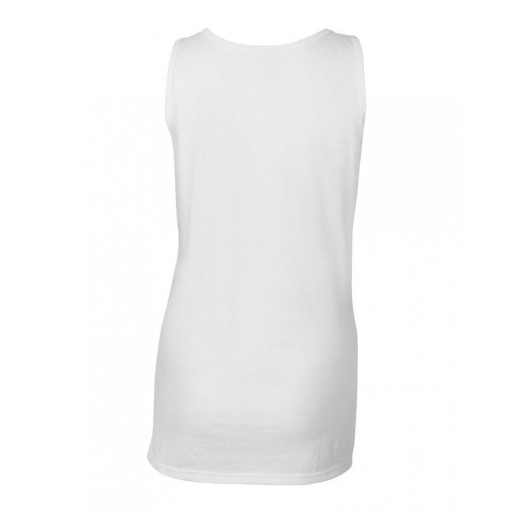 Gildan Women's White SoftStyle Tank Top