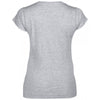 Gildan Women's Sport Grey SoftStyle V Neck T-Shirt