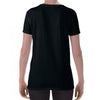 Gildan Women's Black SoftStyle Deep Scoop T-Shirt