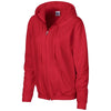 Gildan Women's Red Heavy Blend Zip Hooded Sweatshirt