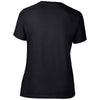 Gildan Women's Black Premium Cotton T-Shirt