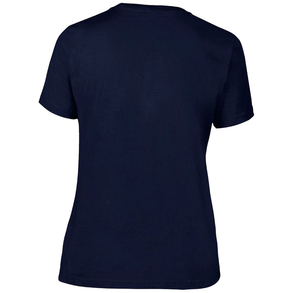 Gildan Women's Navy Premium Cotton T-Shirt