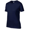 Gildan Women's Navy Premium Cotton T-Shirt