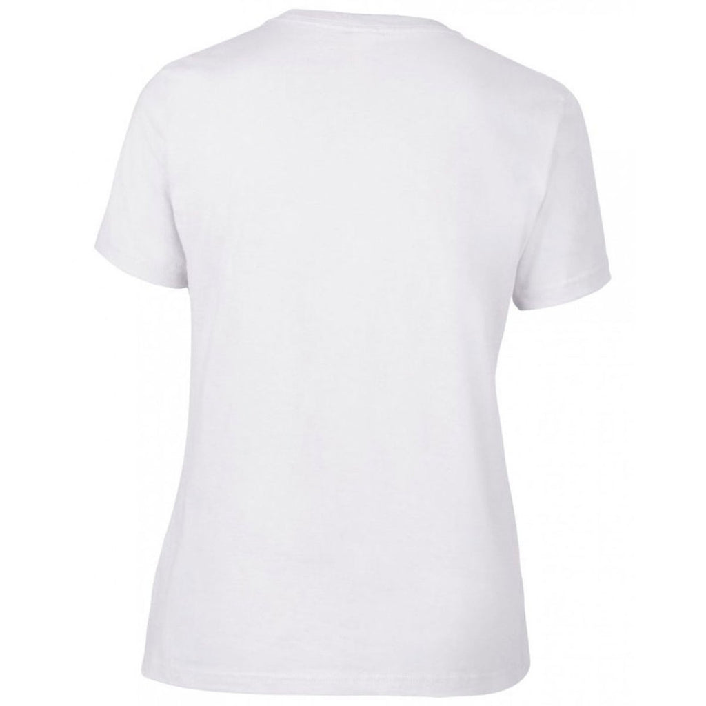 Gildan Women's White Premium Cotton T-Shirt