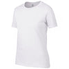 Gildan Women's White Premium Cotton T-Shirt