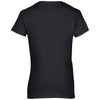 Gildan Women's Black Premium Cotton V Neck T-Shirt
