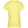 Gildan Women's Cornsilk Premium Cotton V Neck T-Shirt