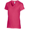 Gildan Women's Heliconia Premium Cotton V Neck T-Shirt