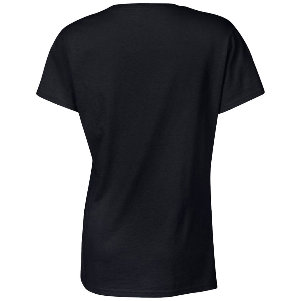 Gildan Women's Black Heavy Cotton T-Shirt