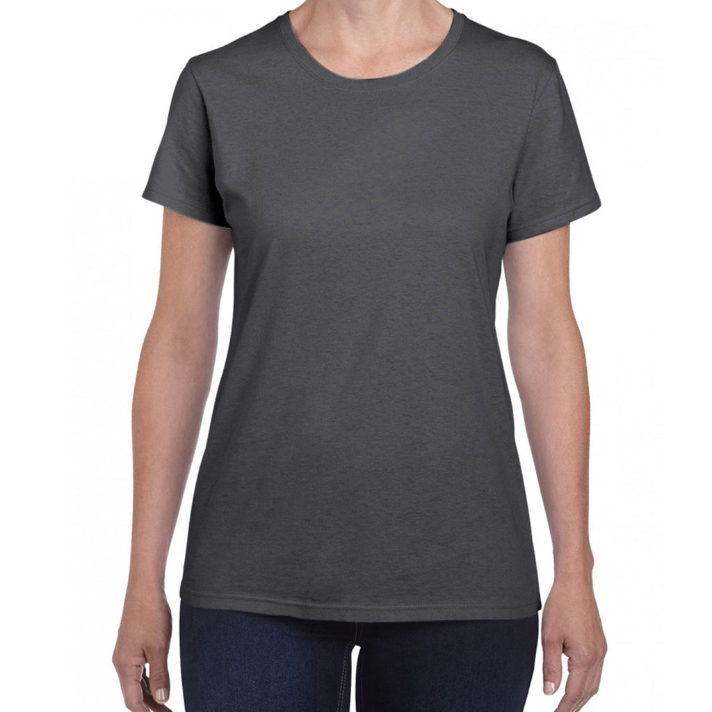 Gildan Women's Graphite Heather Heavy Cotton T-Shirt