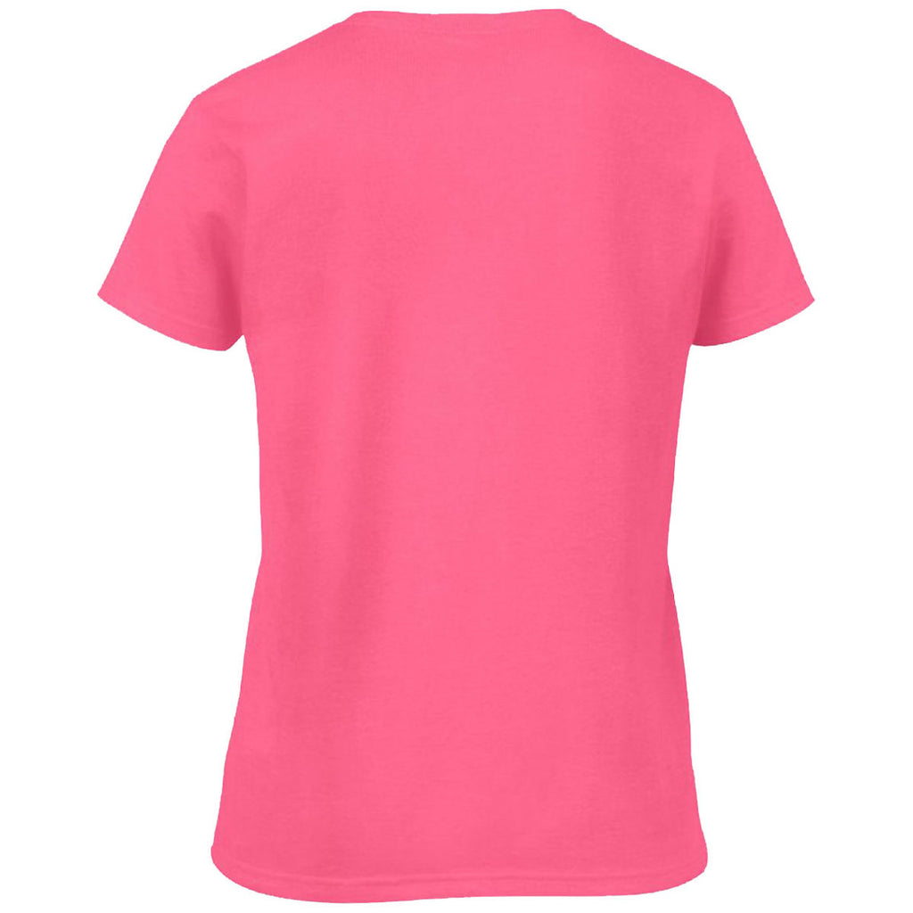 Gildan Women's Safety Pink Heavy Cotton T-Shirt