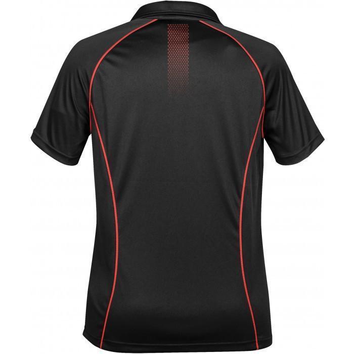 Stormtech Women's Black/True Red Horizon Polo