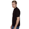 Henbury Men's Black Classic Heavy Cotton Pique Polo Shirt