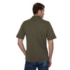 Henbury Men's Olive Classic Heavy Cotton Pique Polo Shirt
