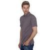 Henbury Men's Slate Classic Heavy Cotton Pique Polo Shirt