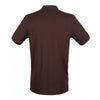 Henbury Men's Chocolate Modern Fit Cotton Pique Polo Shirt