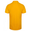 Henbury Men's Gold Modern Fit Cotton Pique Polo Shirt
