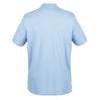 Henbury Men's Light Blue Modern Fit Cotton Pique Polo Shirt