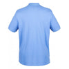 Henbury Men's Mid Blue Modern Fit Cotton Pique Polo Shirt