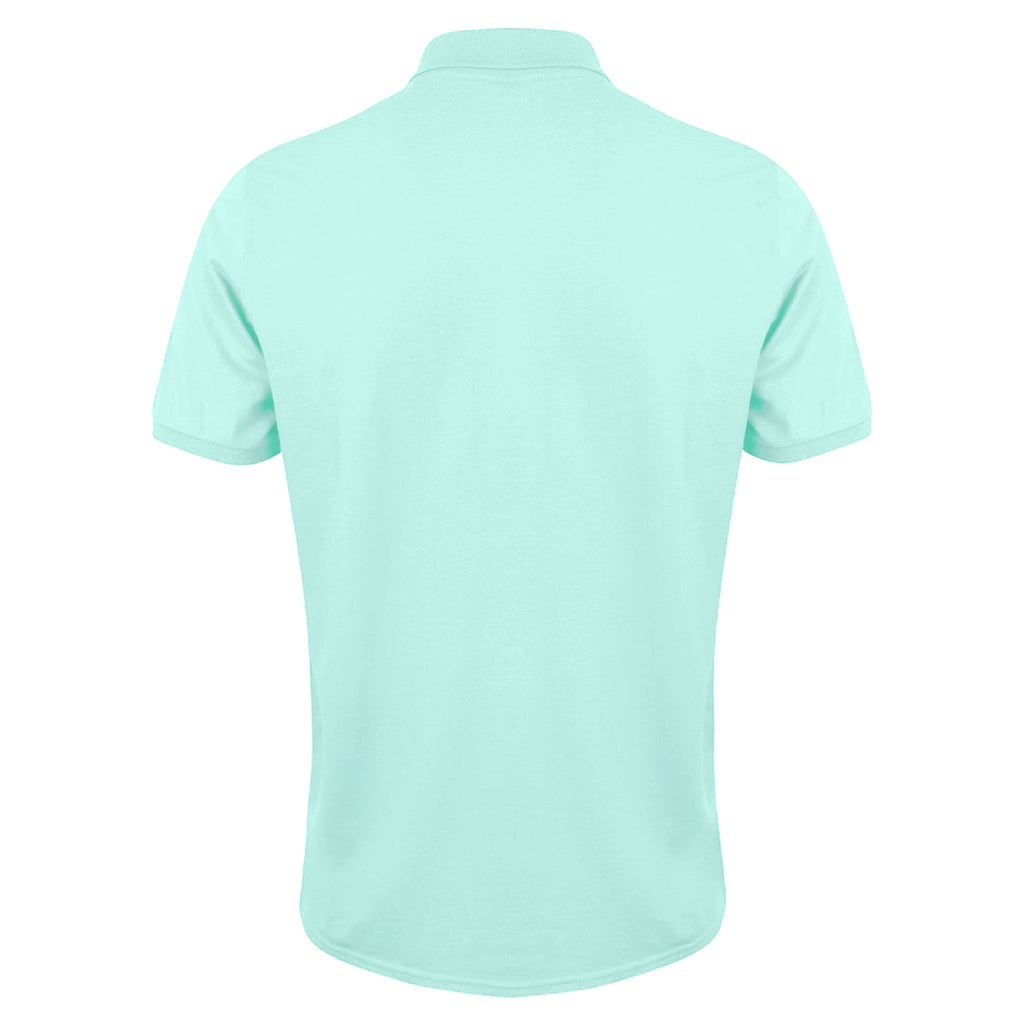 Henbury Men's Mint Modern Fit Cotton Pique Polo Shirt