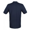 Henbury Men's Navy Modern Fit Cotton Pique Polo Shirt