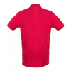Henbury Men's Vintage Red Modern Fit Cotton Pique Polo Shirt