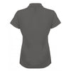 Henbury Women's Steel Grey Modern Fit Cotton Pique Polo Shirt