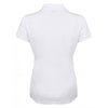 Henbury Women's White Modern Fit Cotton Pique Polo Shirt