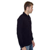 Henbury Men's Navy Long Sleeve Cotton Pique Polo Shirt