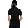 Henbury Women's Black Classic Cotton Pique Polo Shirt