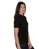 Henbury Women's Black Classic Cotton Pique Polo Shirt
