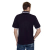 Henbury Men's Navy/White Contrast Double Tipped Cotton Pique Polo Shirt