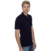 Henbury Men's Navy Stretch Cotton Pique Polo Shirt