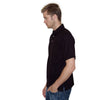 Henbury Men's Black Ultimate Poly/Cotton Pique Polo Shirt