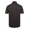 Henbury Men's Dark Grey Stretch Microfine Pique Polo Shirt