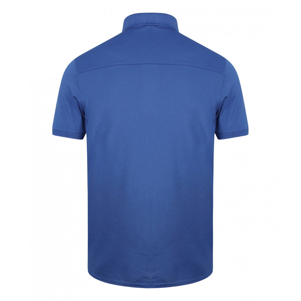 Henbury Men's Royal Stretch Microfine Pique Polo Shirt