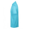 Henbury Men's Turquoise Stretch Microfine Pique Polo Shirt