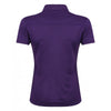 Henbury Women's Bright Purple Stretch Microfine Pique Polo Shirt