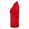 Henbury Women's Red Stretch Microfine Pique Polo Shirt