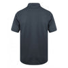 Henbury Men's Heather Navy Coolplus Wicking Pique Polo Shirt
