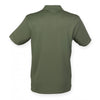 Henbury Men's Olive Coolplus Wicking Pique Polo Shirt