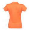 Henbury Women's Bright Orange Coolplus Wicking Pique Polo Shirt