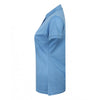 Henbury Women's Mid Blue Coolplus Wicking Pique Polo Shirt